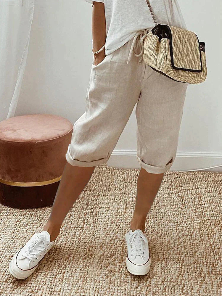 Nienke®  | Short pour femmes en coton et lin