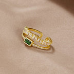 Bliss - Bague avec plusieurs couches de cristaux