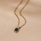 Collier Élégant à Double Rang