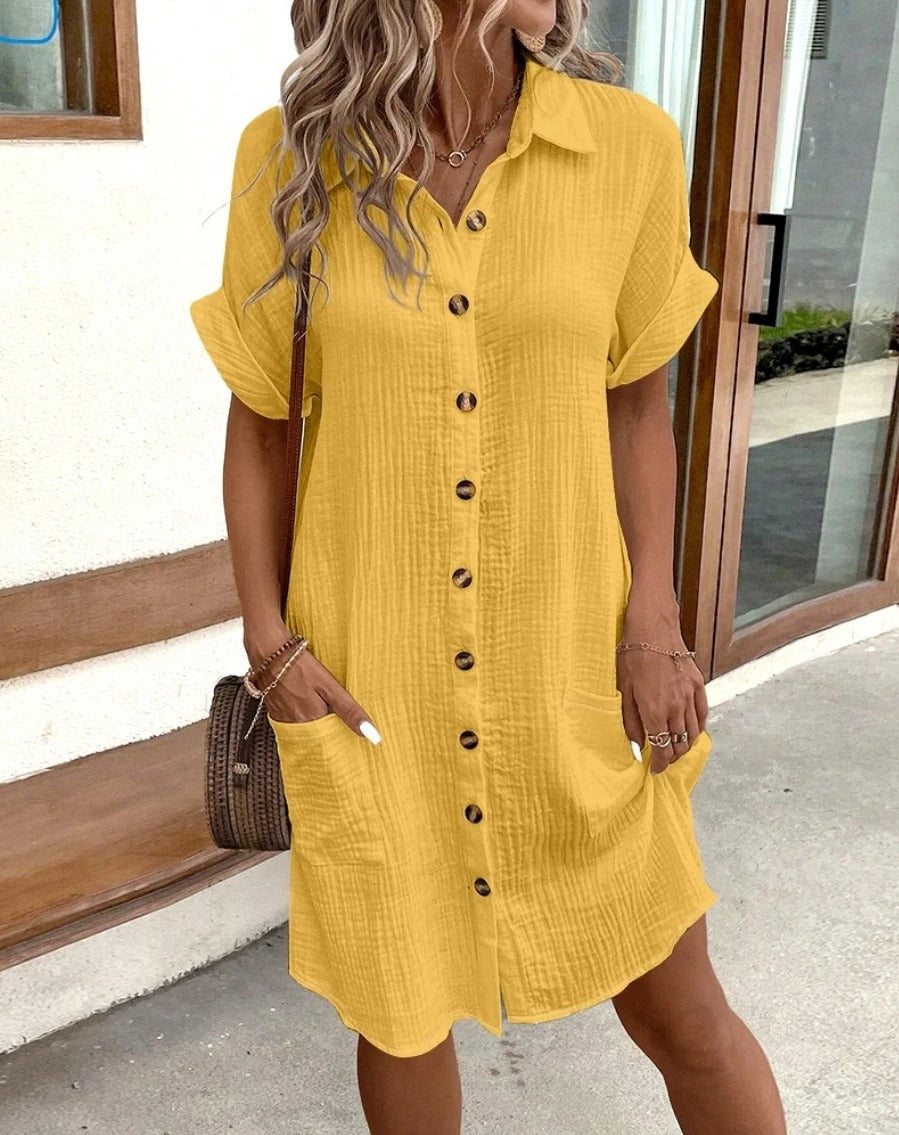 Dani™  | Robe d’Été Femme à Col en V