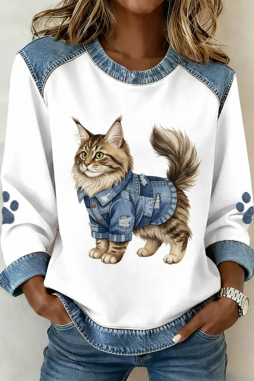 Choupette | Blouse Patchwork Moderne et Élégante