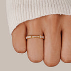 Unity - Bague en perles et cristaux