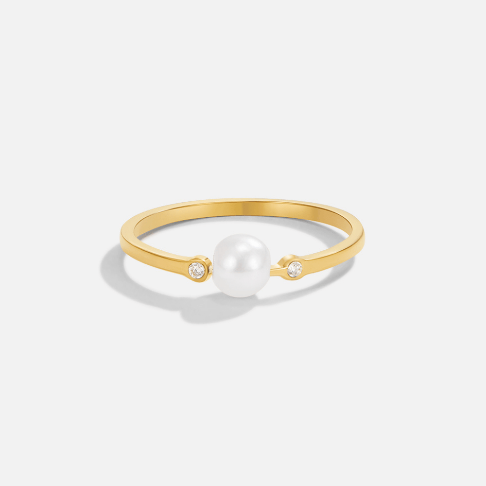Bague en perles d'eau douce