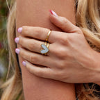 Bague en or 'Cœur Pur'