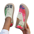 Zara | Slip-On Imprimé Artistique & Semelle Souple
