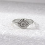 Bague en argent pour le solstice d'été
