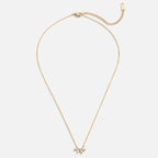 Collier Feuille en Cristal