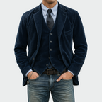 Tommy™ | Ensemble 2 pièces: Blazer et Gilet en Velours