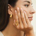 Bague Vina en or fondu