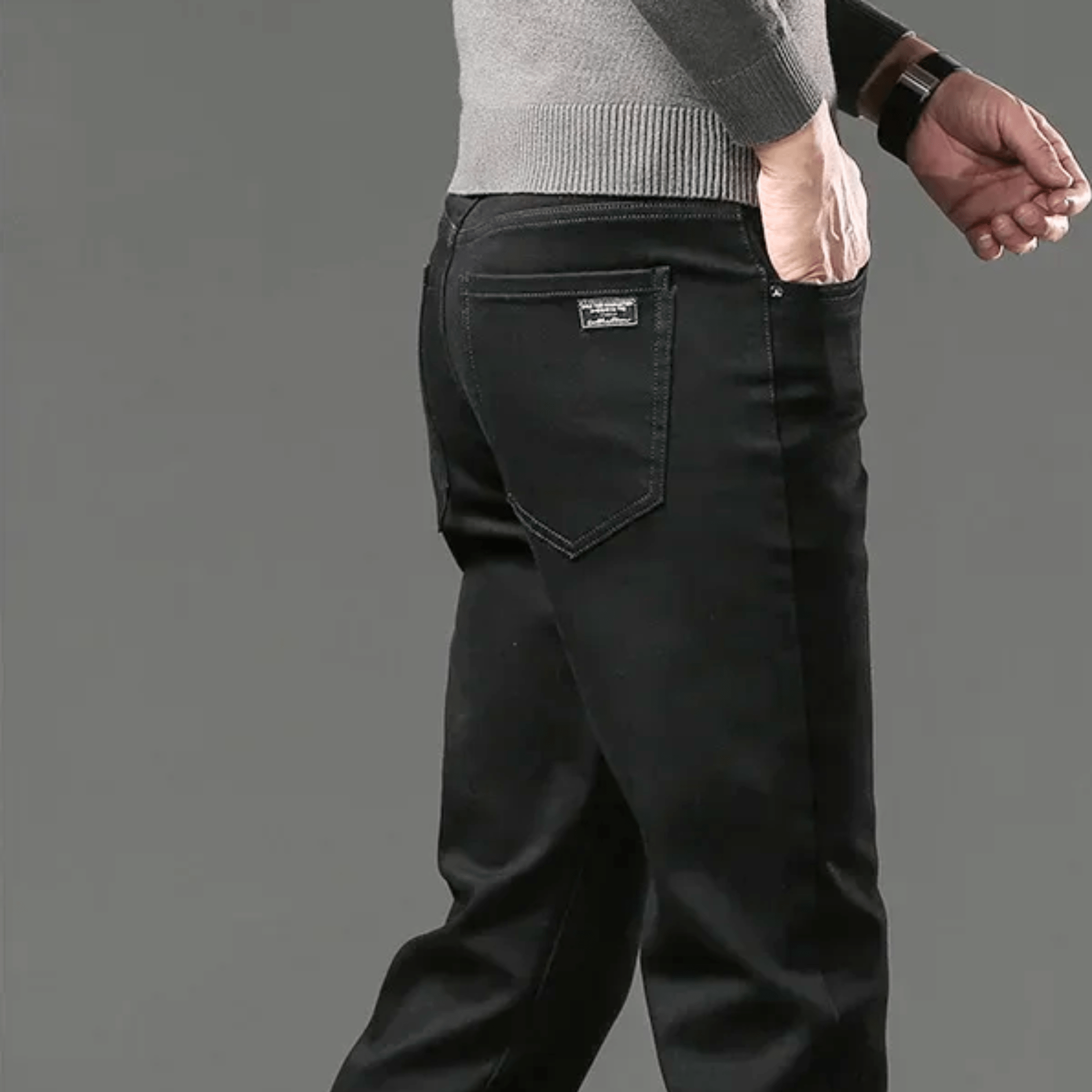 Chaud | PANTALON EN DENIM THERMIQUE