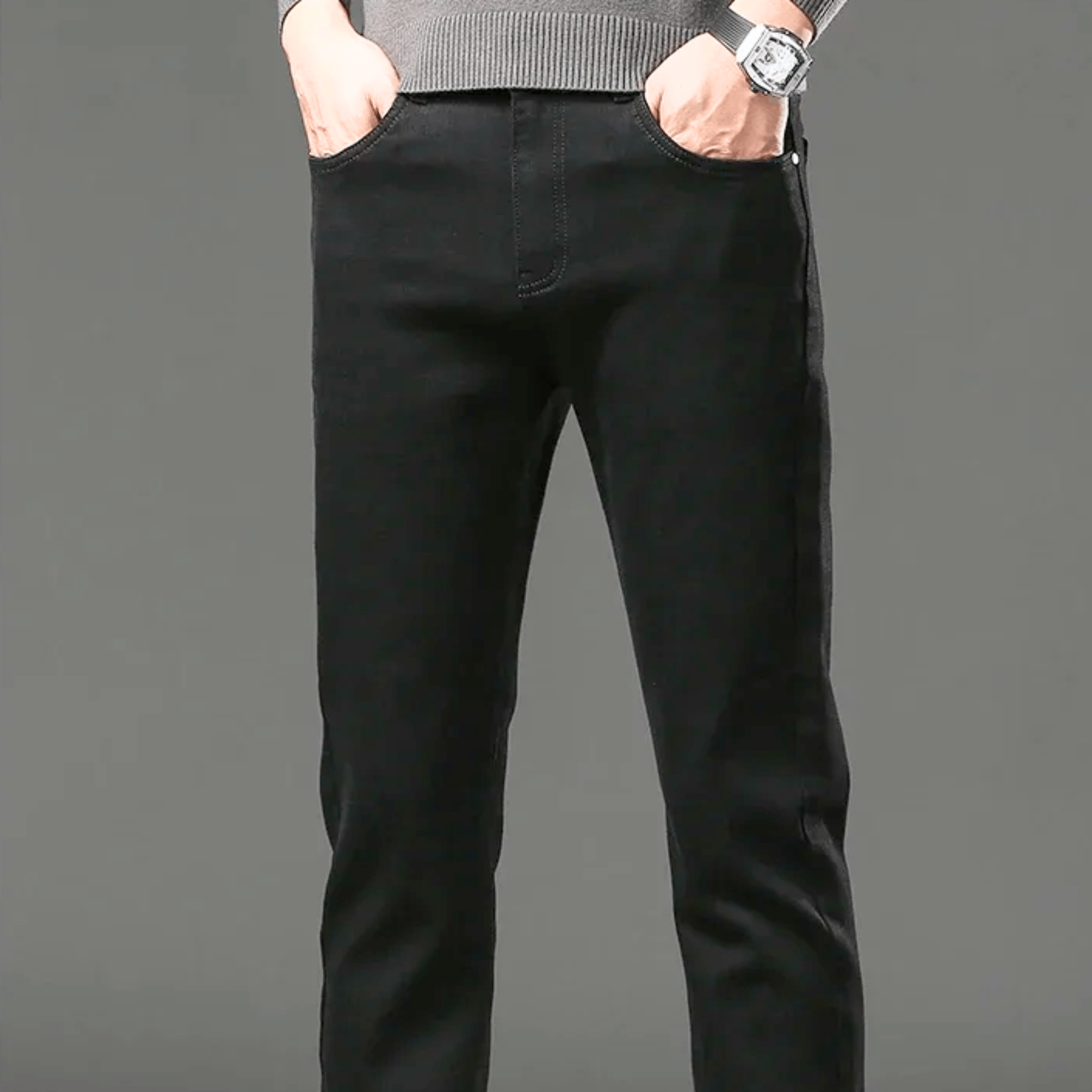 Chaud | PANTALON EN DENIM THERMIQUE