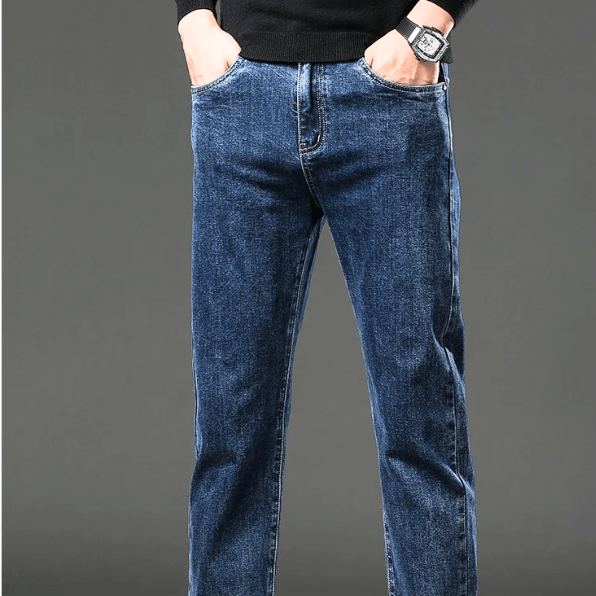 Chaud | PANTALON EN DENIM THERMIQUE