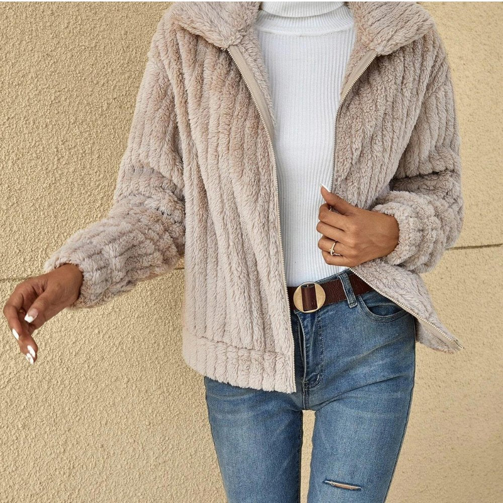 Mandy™ | Cardigan Stylé en Peluche